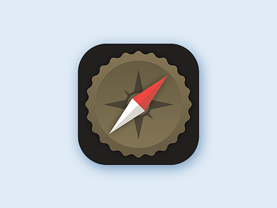 App Icon / Daily UI 005 005 app beer compass daily daily ui icon