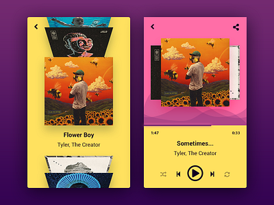 Music Player / Daily UI 009 app concept daily ui interface music music player player ui