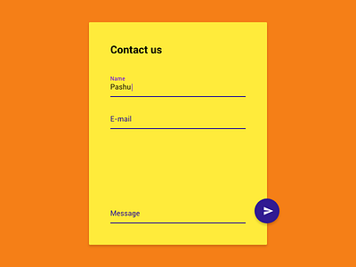 Contact Us / Daily UI 028 028 contact contact us contacts daily ui form material