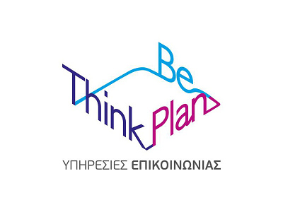 Think Plan Be graphic design logo mark