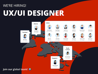 Join our global team! designers hire hiring job job board jobs outsystems ui ux uxui designers uxuidesigners