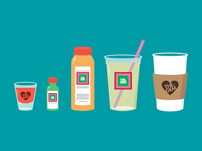 Drinks clean coffee drinks healthy illustration juice shot