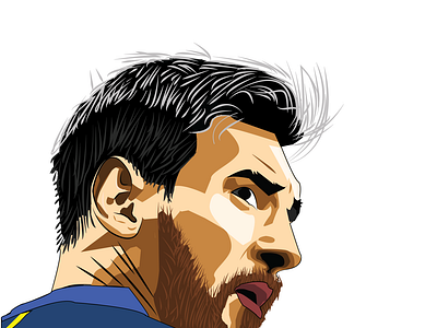 MESSI ILLUSTRATION