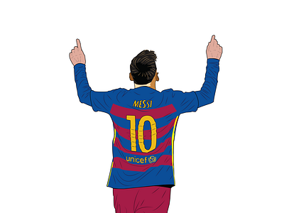 messi ai illustration