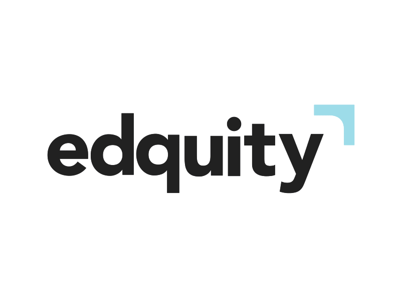 Edquity Rebrand! animation arrow branding colorscheme design gif high five illustration logo typography