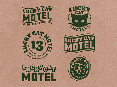 Lucky Cat Badges badge branding cat design icon illustration illustrator logo texture vector