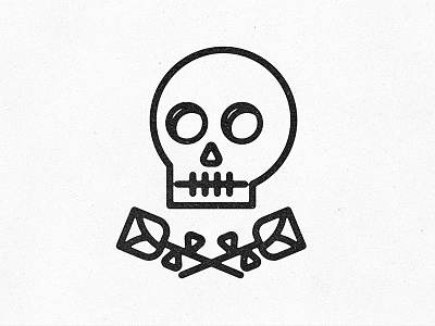 Til' Death death distressed flower icon illustration logo rose skull vector