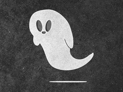 Happy Belated Halloween! distressed ghost halloween illustration spooky texture