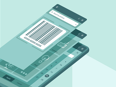 Scanner app illustration scanner user interface ux