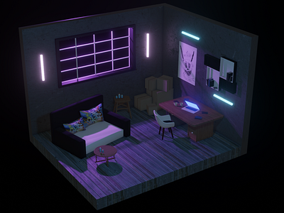 Room 2/ 3d study