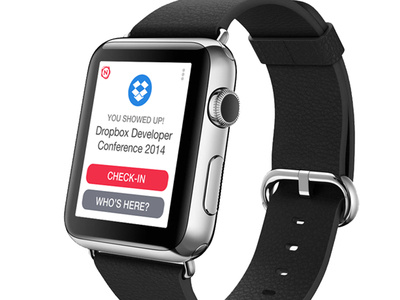 WATCH One-tap check-in apple check in iwatch one tap smartwatch watch watchkit wearable