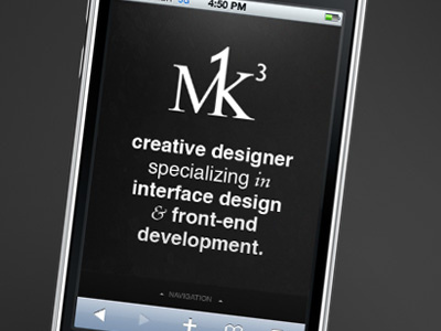 M1k3 Mobile cssiphone iphone mobile web