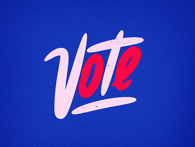 Vote logo new york typeface typography vote