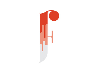 F is For _ f lettering typeface typography
