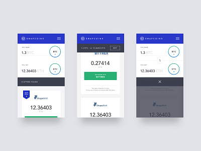 Swapcoins Mobile Exchange