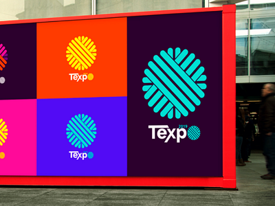 Texpo brand identity bill board brand identity branding festival