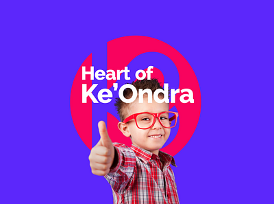 Heart Of Keondra brand identity branding charity heart logo logo design ngo