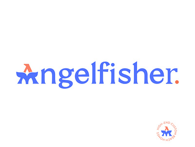 Logo for Angelfisher brand identity logo design