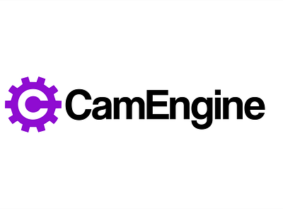 Logo for CamEngine brand identity branding graphic design logo logo design
