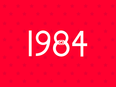 1984 1984 book design graphic design illustration logo novel typography ui uiux vector