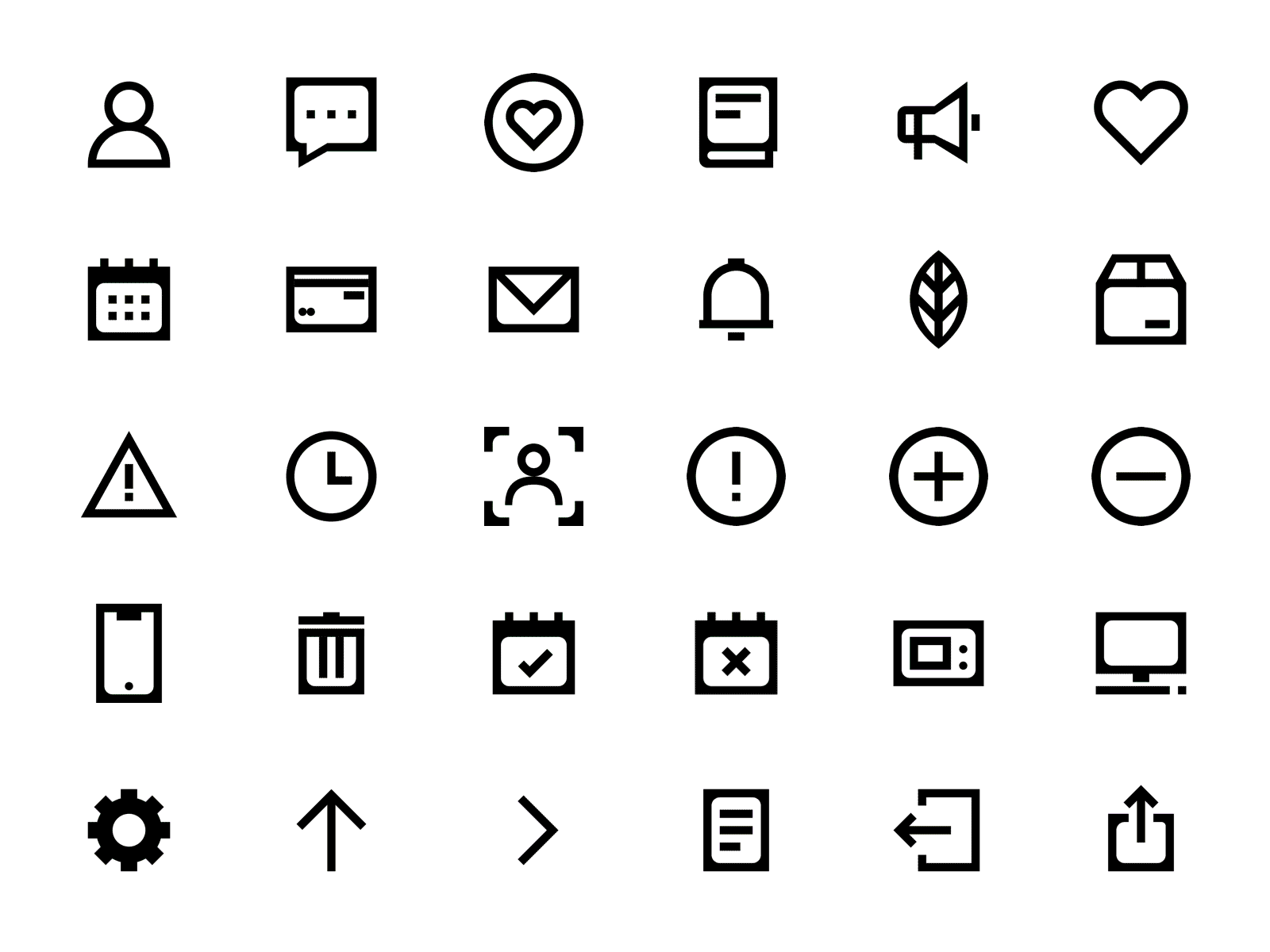 Icons Library (WIP) app app design branding components design flat flat icons icon icon set iconography icons iconset illustration ios minimal pixel perfect set simple svg vector