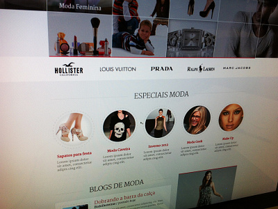 Moda design fashion girls interface moda ui ux webdesign