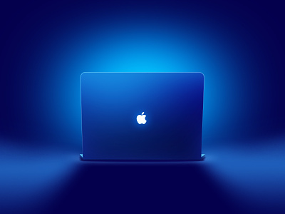macbook pro blue computer design icon light ui