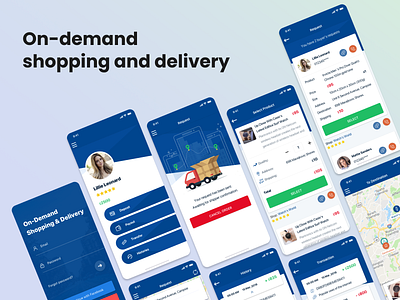 On-demand 
shopping and delivery application