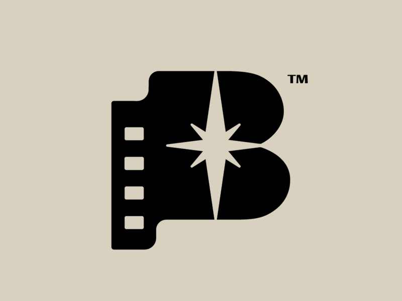 Brisa Studio Logo Mark 2021 b icon b logo b logo mark beige black brand identity branding camera camera icon camera logo camera mark design film film icon filmmaker icon icon design trademark