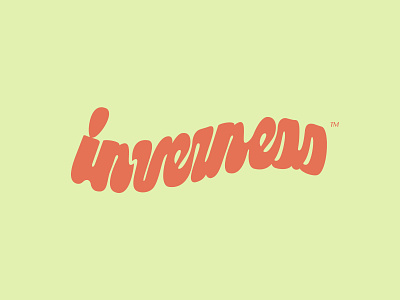Inverness Logotype branding dribbble dribbblers dribbbleshot green inverness logo logotype orange