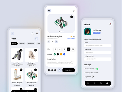 E-shopping App app design e commerce e shopping mobile app design mobile ui modern app design ui ui ux user experience design user interface design ux