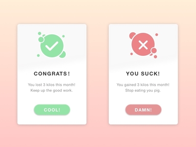 Daily UI Challenge #11 — Error Success card challenge daily design error message sketch success ui ux