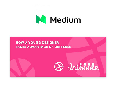 Medium Article about Dribbble article blog card debut designer dribbble invite medium ui ux