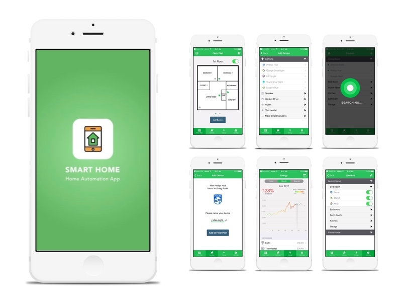 Smart Home - App Design by Geunbae "GB" Lee on Dribbble