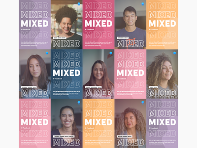 Mixed@ Posters at Facebook facebook multicultural poster design