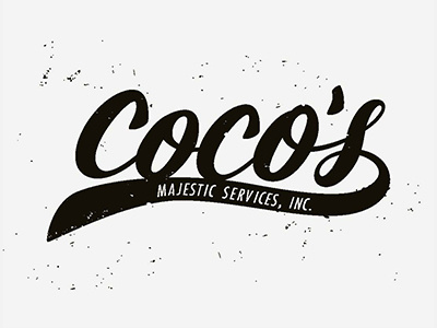 Coco's hand lettering logo