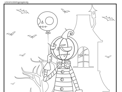 Halloween Coloring Pages for Toddlers Printable by Unicorn Coloring ...