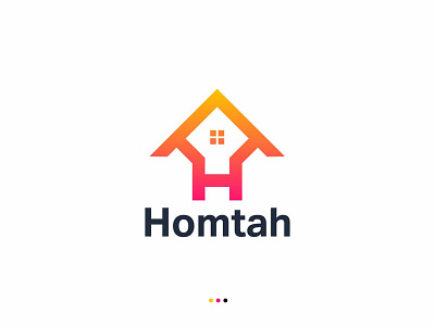 Real state House Modern letter H Logo Design