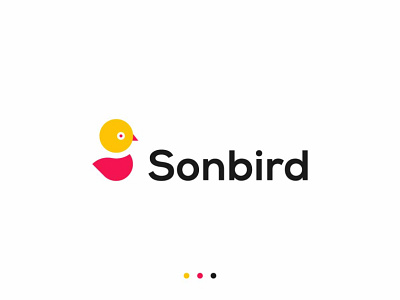 Abstract Modern Bird Logo Design