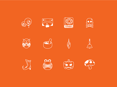 Witch Tools icon set 2