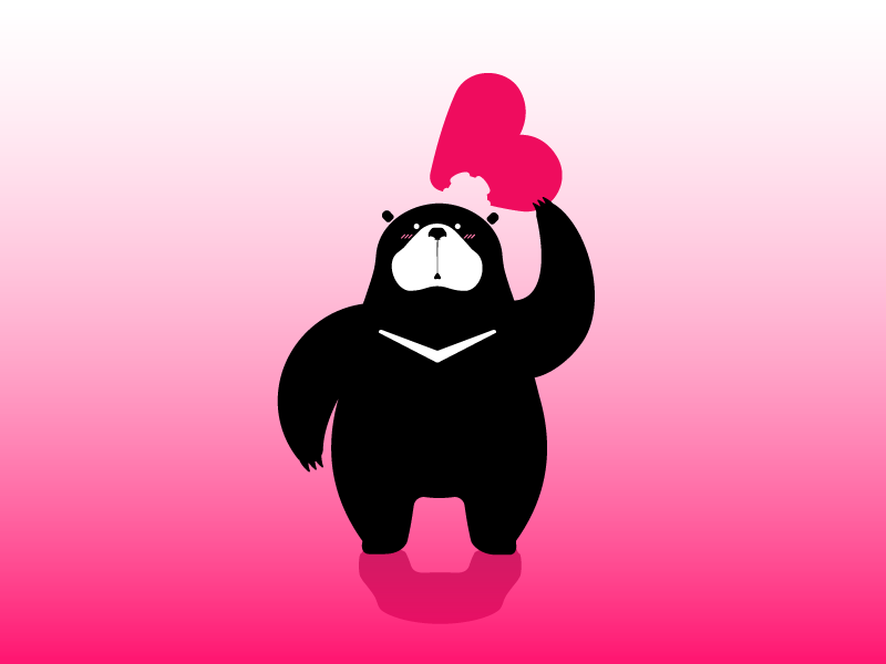 Valentine bear