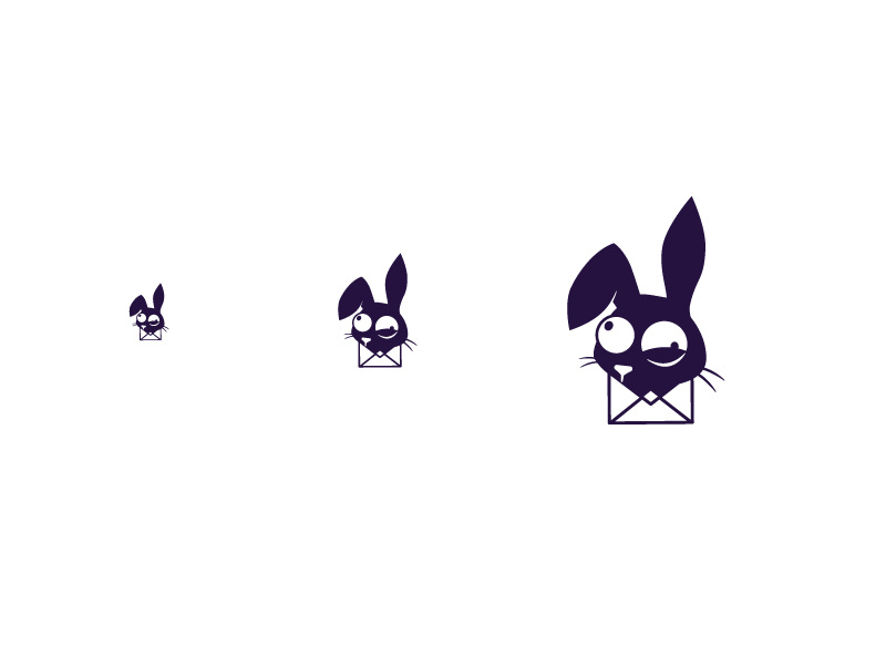 Twitchy Rabbit thirty logo challenge marketing email icon twitchy the rabbit twitchy rabbit logo design thirty logos challenge thirty logos