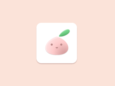 Daily UI 005 App icon app cute dailyui design icon icons peach ui vector art