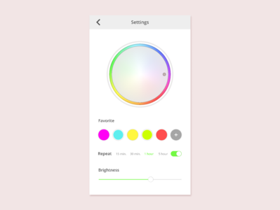 Daily UI 007 Settings color dailyui dailyui 007 design figma mobile settings settings ui ui uidesign