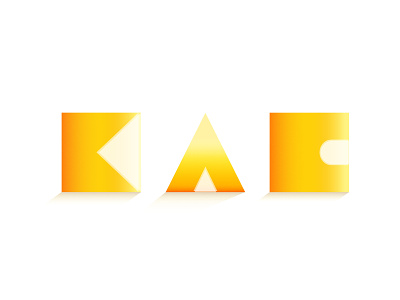 KAC design logo logo design shape type word