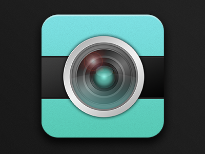 Camera Icon camera icon ios lens mint