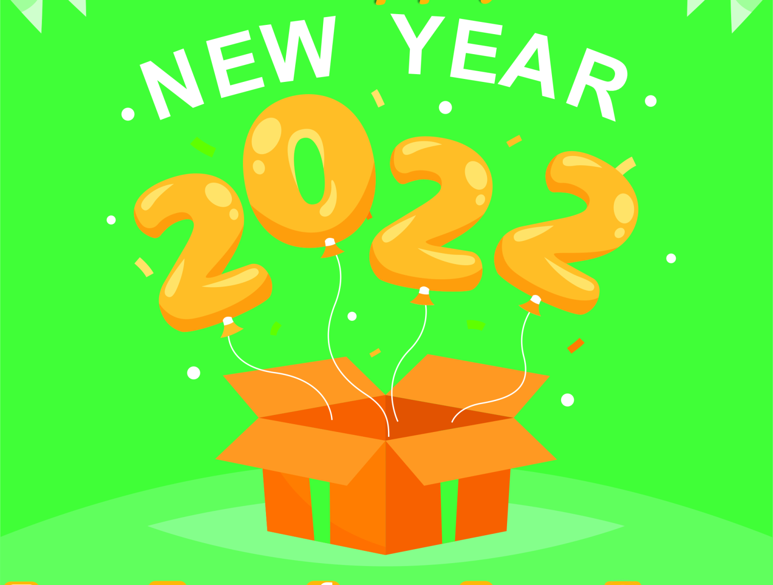 New Year by Agung Creative on Dribbble