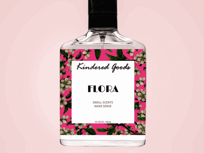 Flora - Packaging Redesign adobe aesthetic branding concept creative visualization floral gif graphic design packaging design perfume photoshop pink redesign vintage