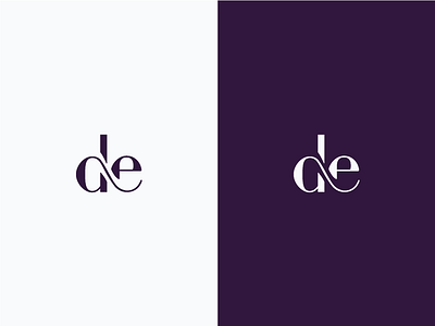 Donna Eve branding fashion ligature logo