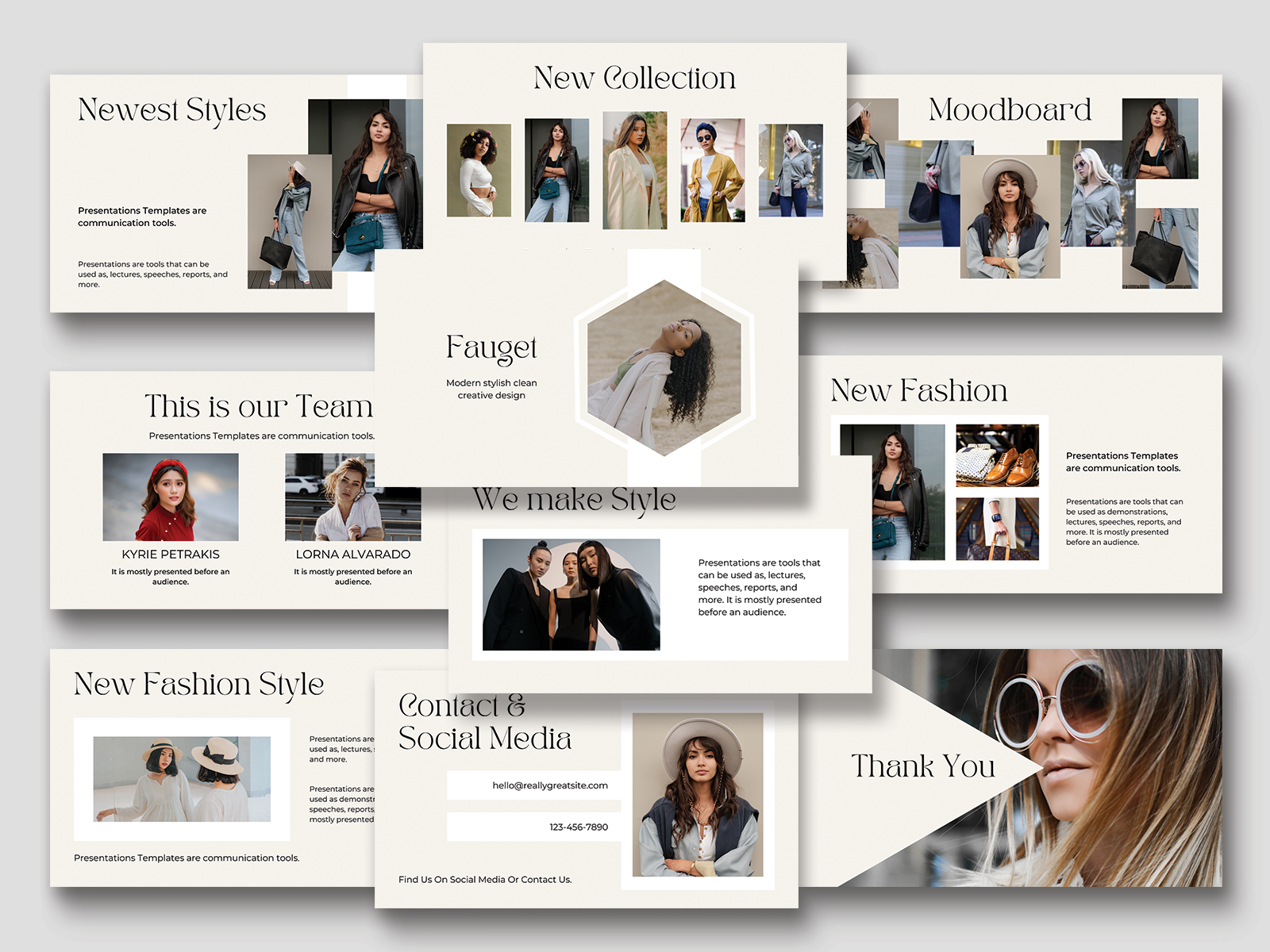 Fauget Fashion Presentation Template by AS Studio on Dribbble